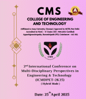 2nd International Conference on Multidisciplinary Perspectives in Engineering and Technology (ICMDPET 2K25) International Conference Poster